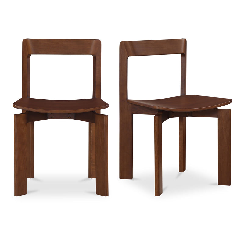 Daifuku - Dining Chair (Set of 2) - Brown - JaxCo Furniture