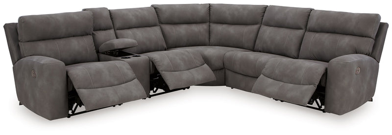 Next-gen Durapella - Power Reclinering Sectional Set - JaxCo Furniture