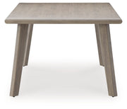 Cliff Trails - Beige - Rectangle Dining Table With Umbrella Option - JaxCo Furniture