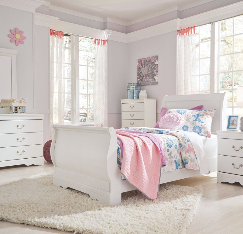 Anarasia - Sleigh Bed - JaxCo Furniture