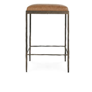 Bose - 26" Leather Counter Stool - JaxCo Furniture