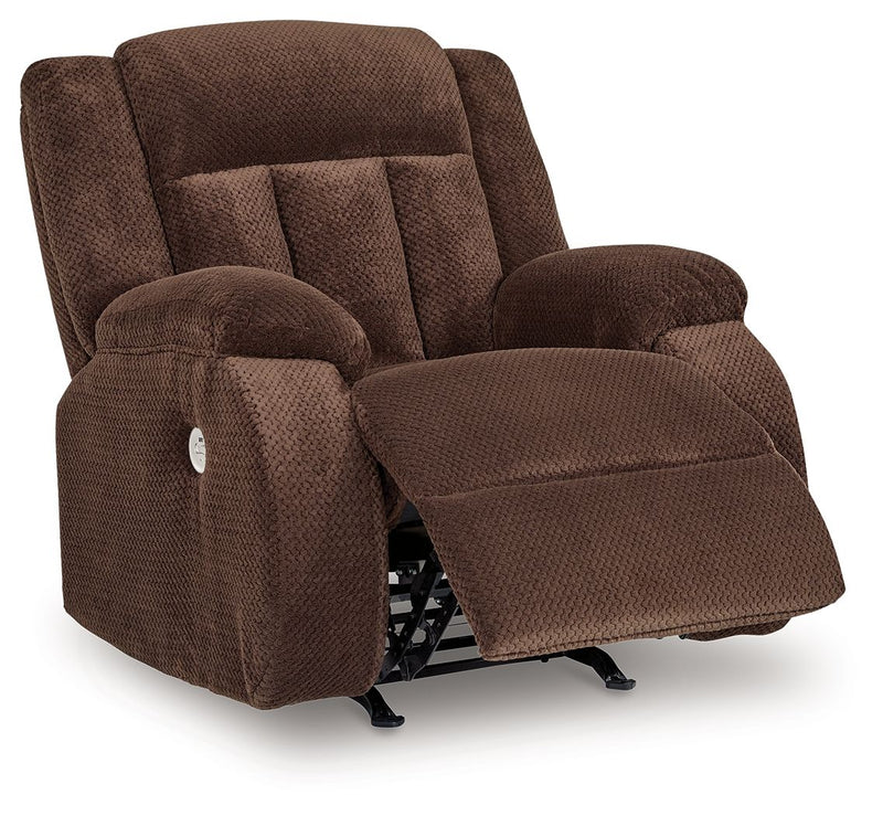 Free Wake - Chocolate - Power Rocker Recliner - JaxCo Furniture