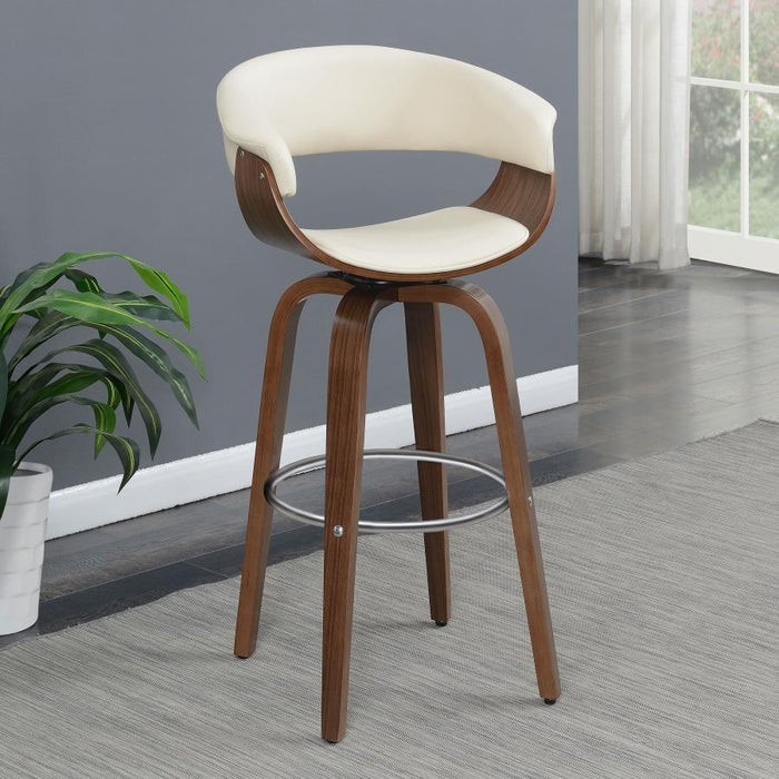 Zion - Upholstered Swivel Bar Stool - JaxCo Furniture