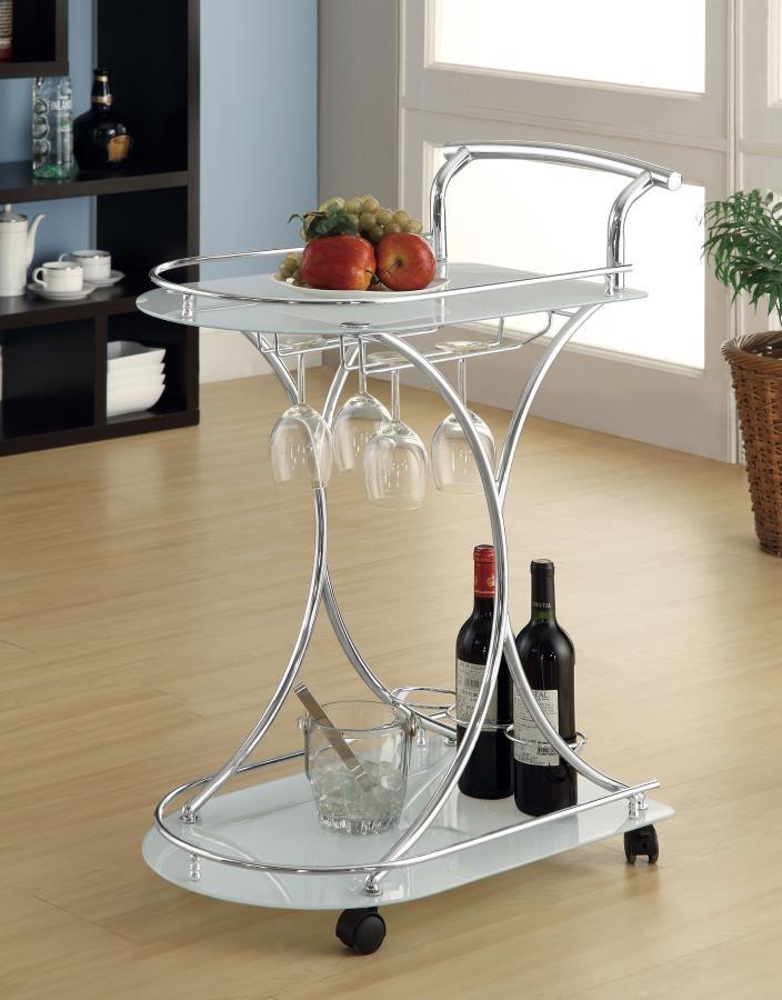 Elfman - 2-Shelve Serving Cart - JaxCo Furniture