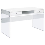 Dobrev - 2-Drawer Writing Desk - JaxCo Furniture