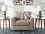 Triston-Peaks - Chair And A Half - Suede - JaxCo Furniture