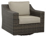 Jones - Outdoor Swivel Lounge Chair (Set of 2) - Brown - JaxCo Furniture