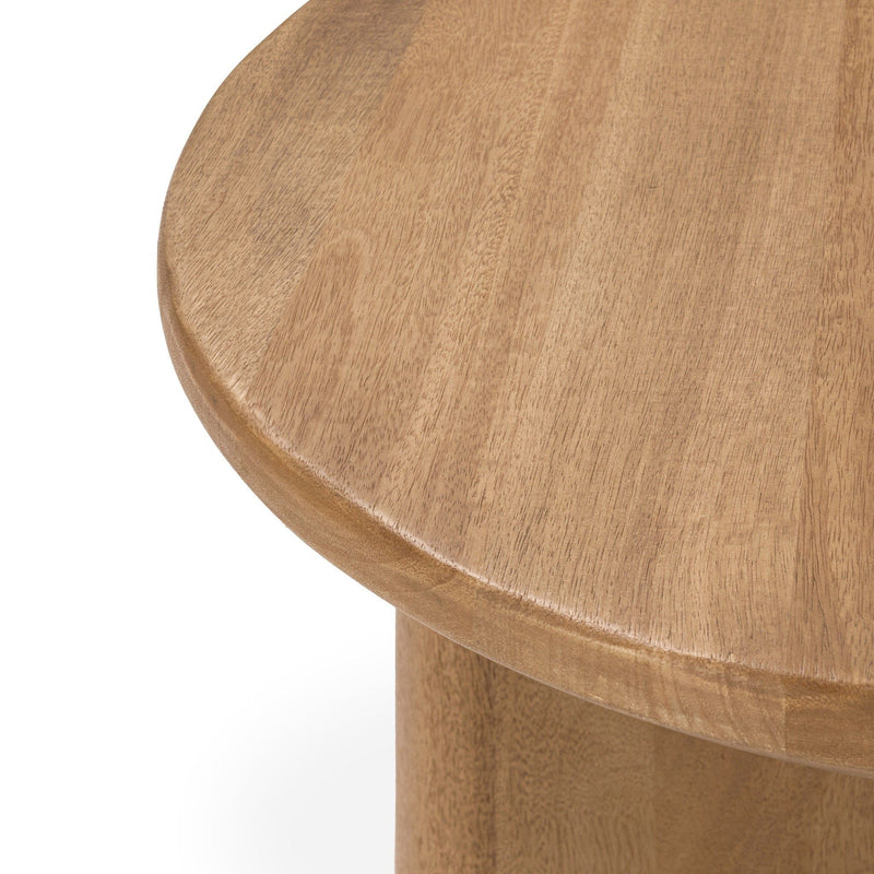 Montengo - Round End Table - Natural Maple - JaxCo Furniture