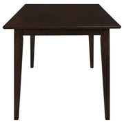 Gabriel - Rectangular Wood Dining Table - Cappuccino - JaxCo Furniture