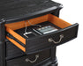 Celina - 3-Drawer Nightstand - Black - JaxCo Furniture