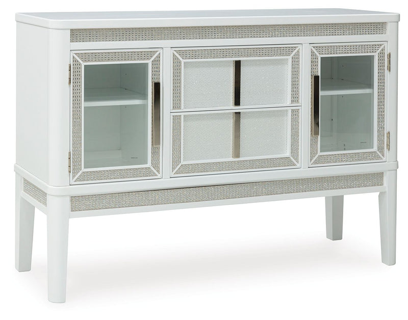 Chalanna - White - Dining Room Server - JaxCo Furniture