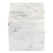 Cora - Cube Tabletop Accent - White - JaxCo Furniture