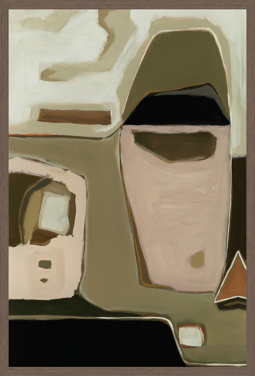 Observe - 48" x 72" Painting By Buddy Whitlock - Walnut - JaxCo Furniture