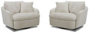 Boomer - Large Swivel Chair with 2 Pillows - JaxCo Furniture