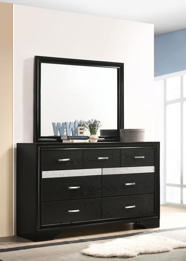 Miranda - 7-drawer Dresser With Mirror - JaxCo Furniture
