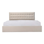 Sebastion - King Storage Bed - Cream - JaxCo Furniture
