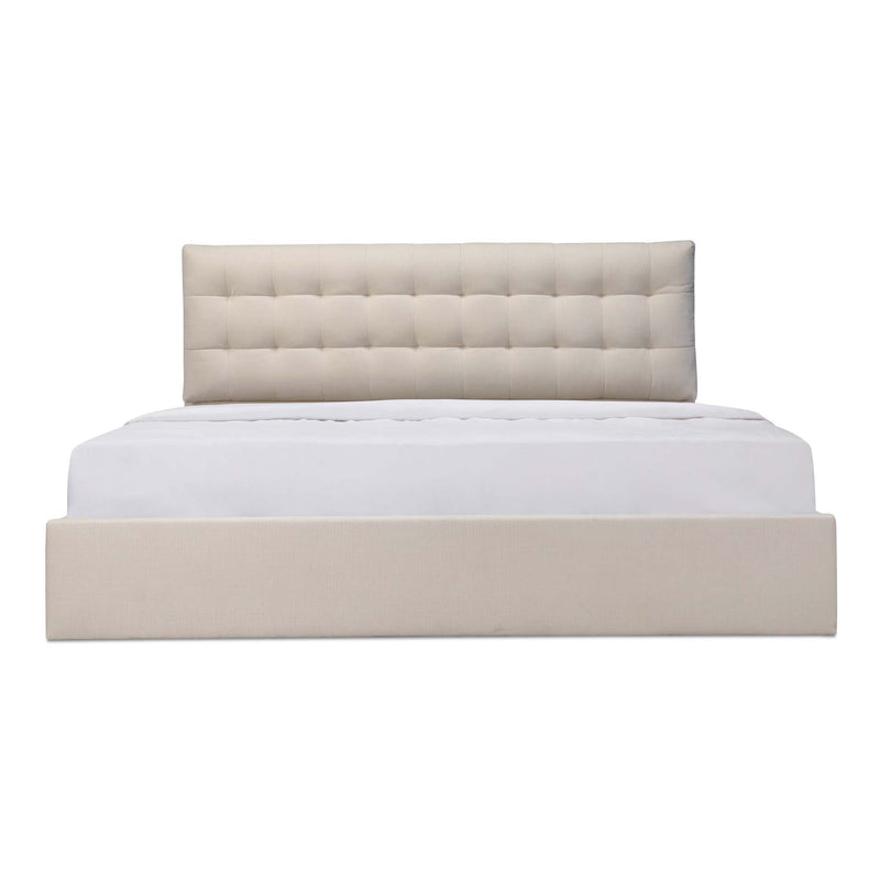 Sebastion - King Storage Bed - Cream - JaxCo Furniture