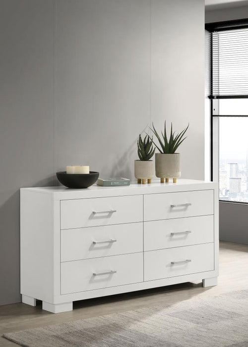 Jessica - 6-drawer Dresser - JaxCo Furniture