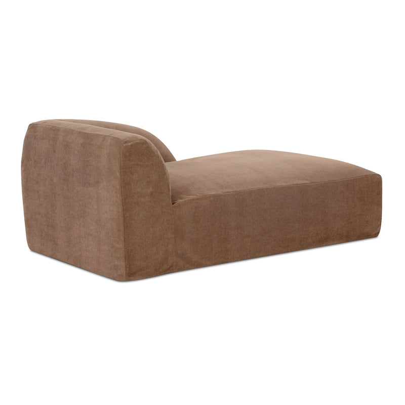 Isla - Right Arm Facing Chaise - Light Brown - JaxCo Furniture