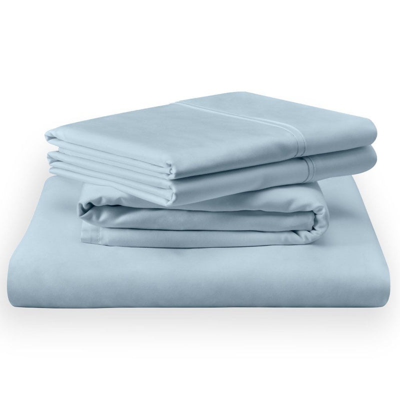 Linens - Tempur Classic Cotton Sheet Set - Sleepy Blue - JaxCo Furniture