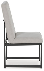 Tomtyn - Light Brown - Dining Upholstered Side Chair (Set of 2) - JaxCo Furniture