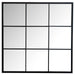 Quetzal - Square Window Pane Wall Mirror - Black - JaxCo Furniture