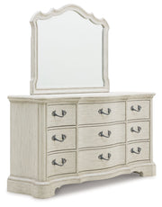 Arlendyne - Antique White - Dresser And Mirror - JaxCo Furniture
