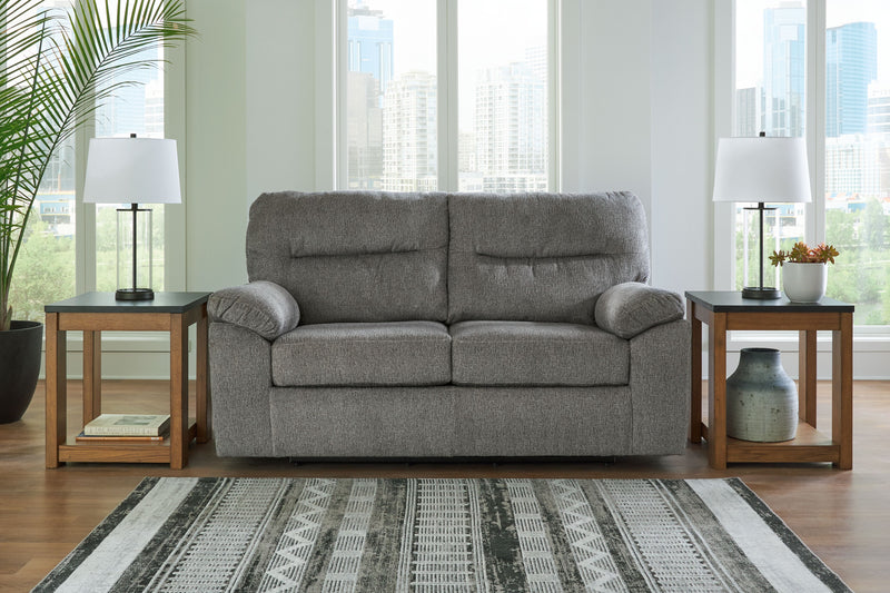 Bindura - Mineral - Glider Loveseat - JaxCo Furniture