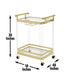 Aerin - Server Cart - JaxCo Furniture