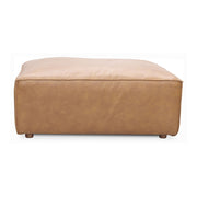 Form - Leather Ottoman - Sonoran Tan - JaxCo Furniture