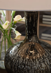 Tenslow - Antique Black - Glass Table Lamp - JaxCo Furniture