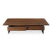 Everett - Coffee Table - Brown - JaxCo Furniture