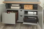 Americana Modern - Workstation with LED Light - JaxCo Furniture