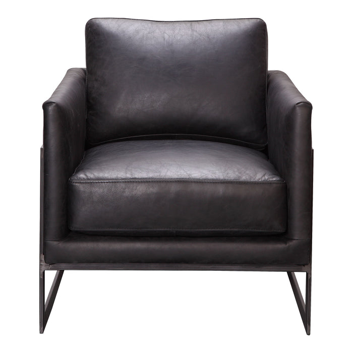 Luxley - Club Chair - Black - JaxCo Furniture