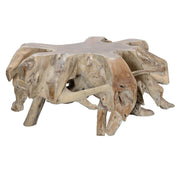 Cypress - Root Coffee Table - Natural White Wash - JaxCo Furniture