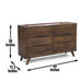 Pasco - Dresser With Glides - Brown - JaxCo Furniture