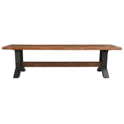 Bellamy - Bench - Honey / Black - JaxCo Furniture