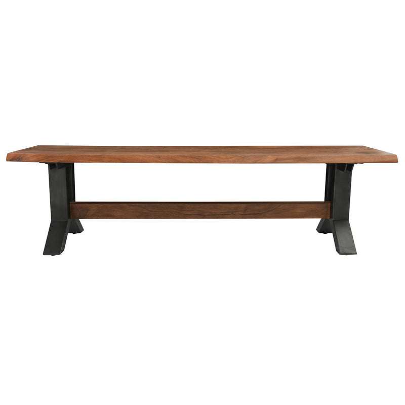 Bellamy - Bench - Honey / Black - JaxCo Furniture
