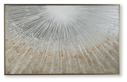 Waldard - Gray / Taupe / White - Wall Art - JaxCo Furniture