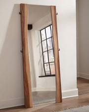 Winslow - Standing Floor Mirror - Smokey Walnut - JaxCo Furniture
