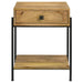 Declan - 1-Drawer Wood Accent Side Table - Natural Mango - JaxCo Furniture