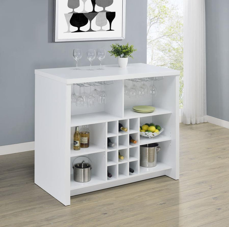 Topanga - Engineered Wood Freestanding Home Bar - JaxCo Furniture