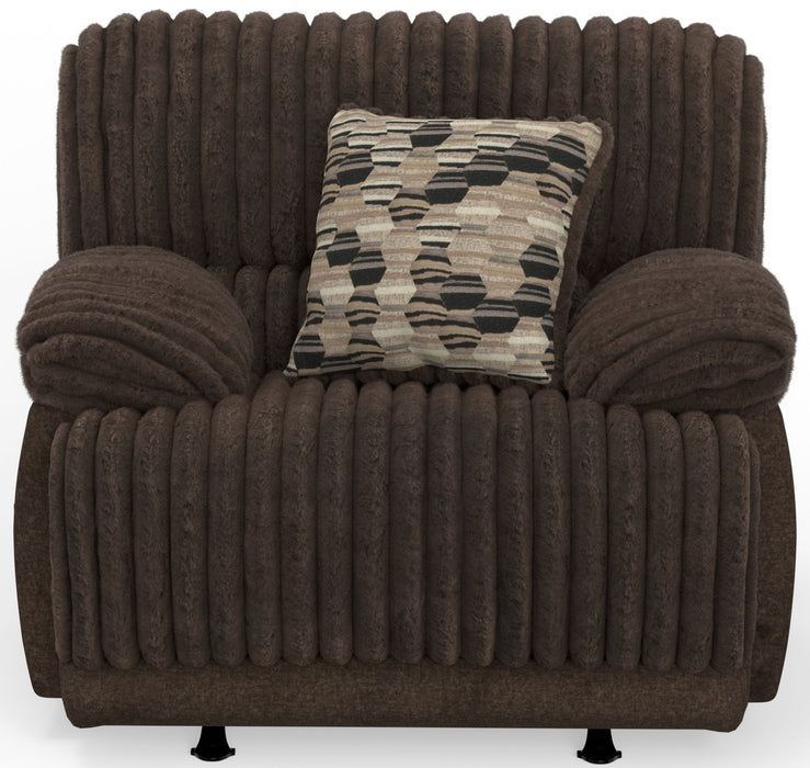 Hollifield - Rocker Recliner - Chocolate - JaxCo Furniture