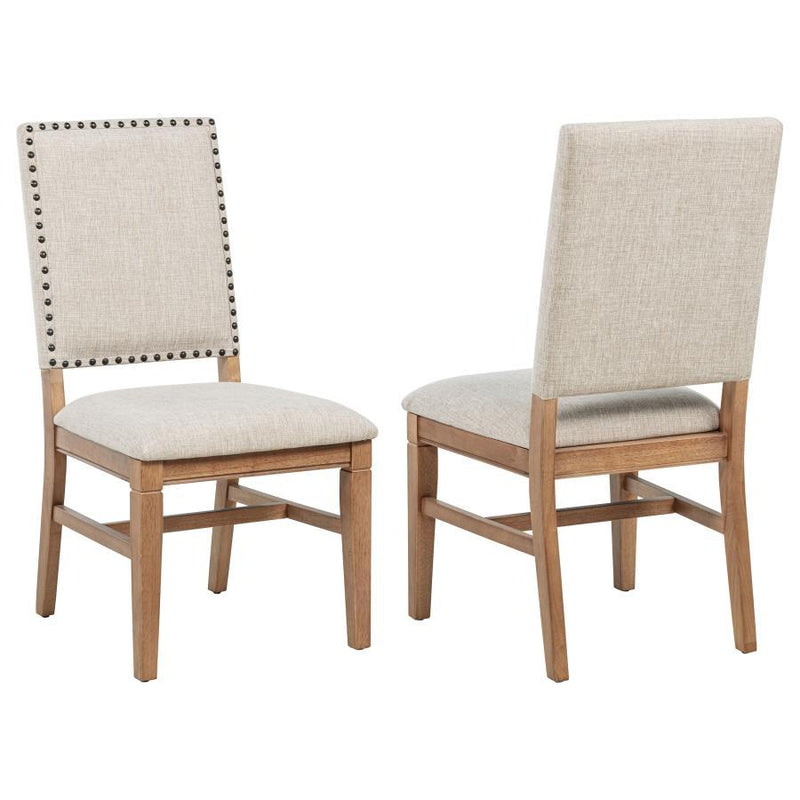 Middleton - Upholstered Dining Side Chair Beige (Set of 2) - Natural - JaxCo Furniture