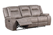 Blake - Reclining Sofa - Desert Taupe - JaxCo Furniture