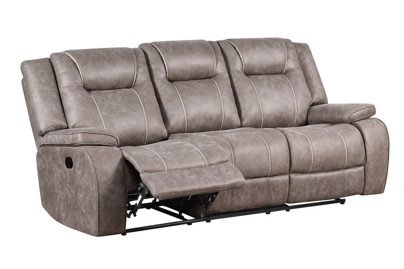Blake - Reclining Sofa - Desert Taupe - JaxCo Furniture