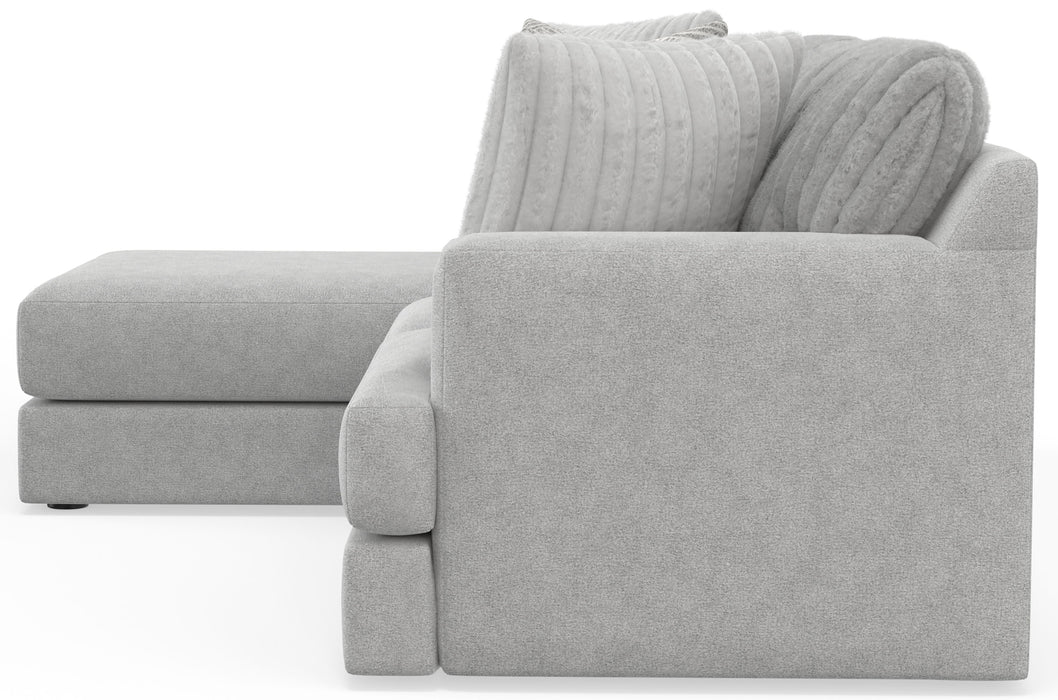 Logan - Sectional With Comfort Coil Seating And Included Accent Pillows - JaxCo Furniture