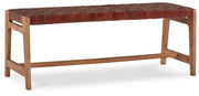 Lemmund - Natural / Brown - Accent Bench - JaxCo Furniture