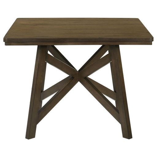 Canfield - Square Counter Height Dining Table - Brown - JaxCo Furniture