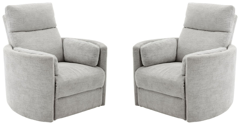 Radius - Power Swivel Glider Recliner (Set of 2) - JaxCo Furniture